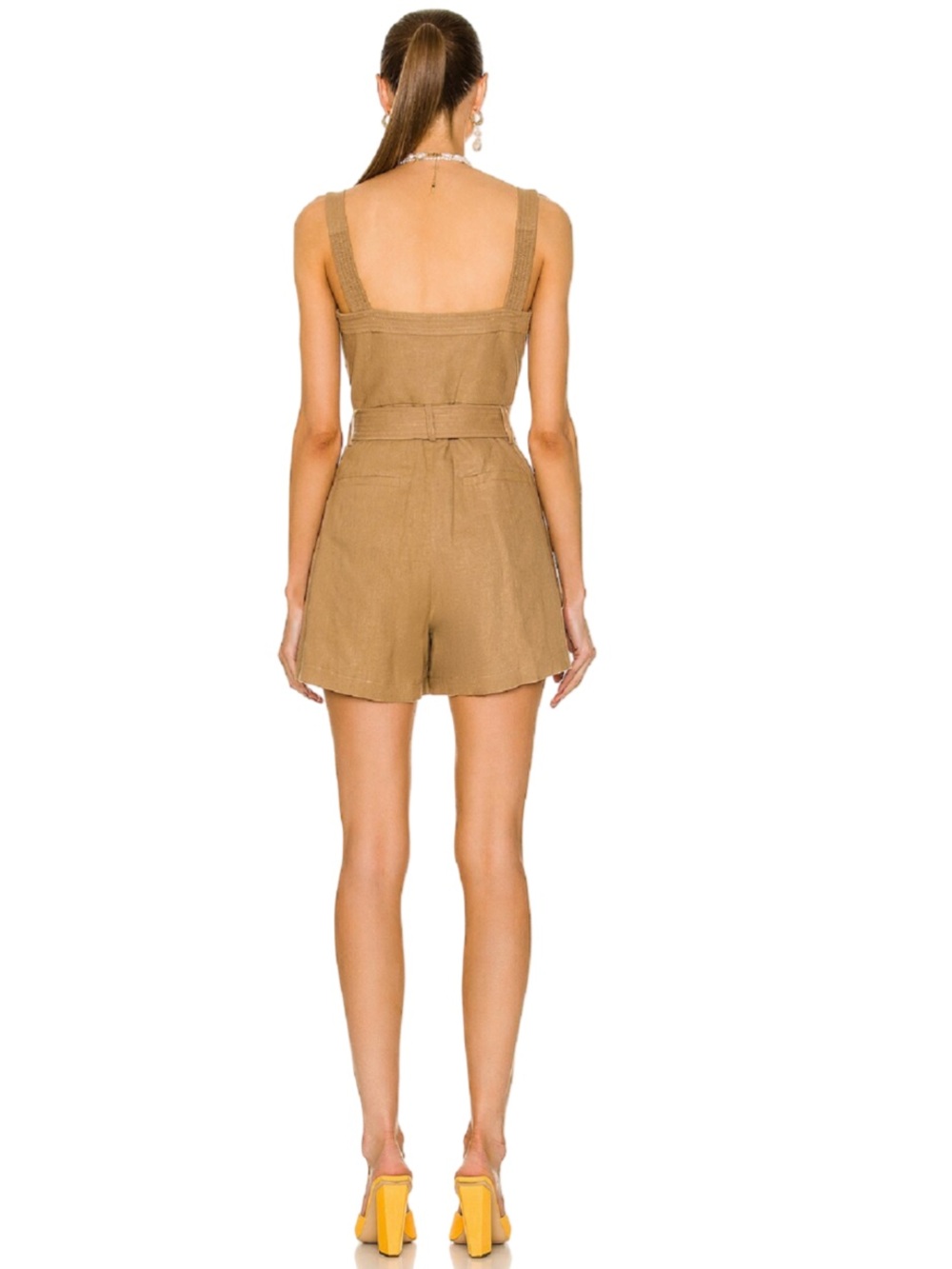 Jonathan Simkhai Standard Marin Romper - Picture 3 of 8